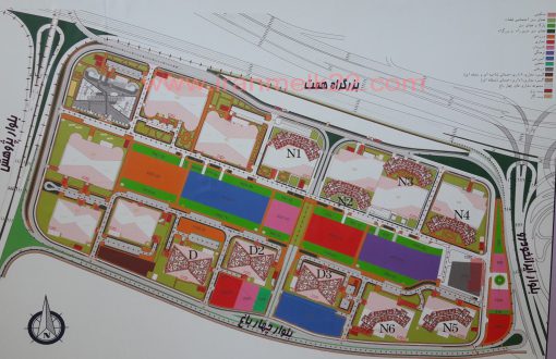 پلن پهنه b شهرک چیتگر